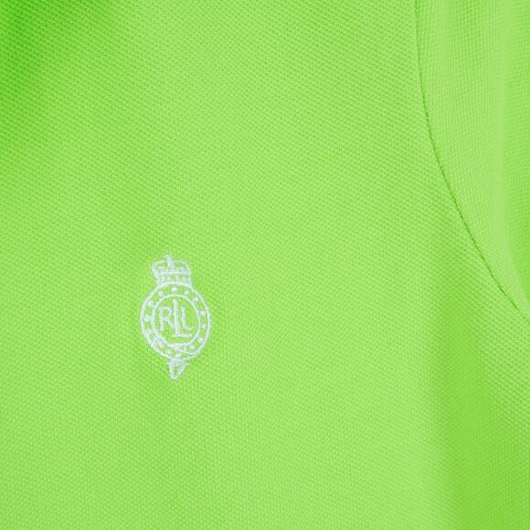 Ralph Lauren XL Polo Shirt Bright Green Golf Preppy Country Club Embroidered 90s - Picture 3 of 5